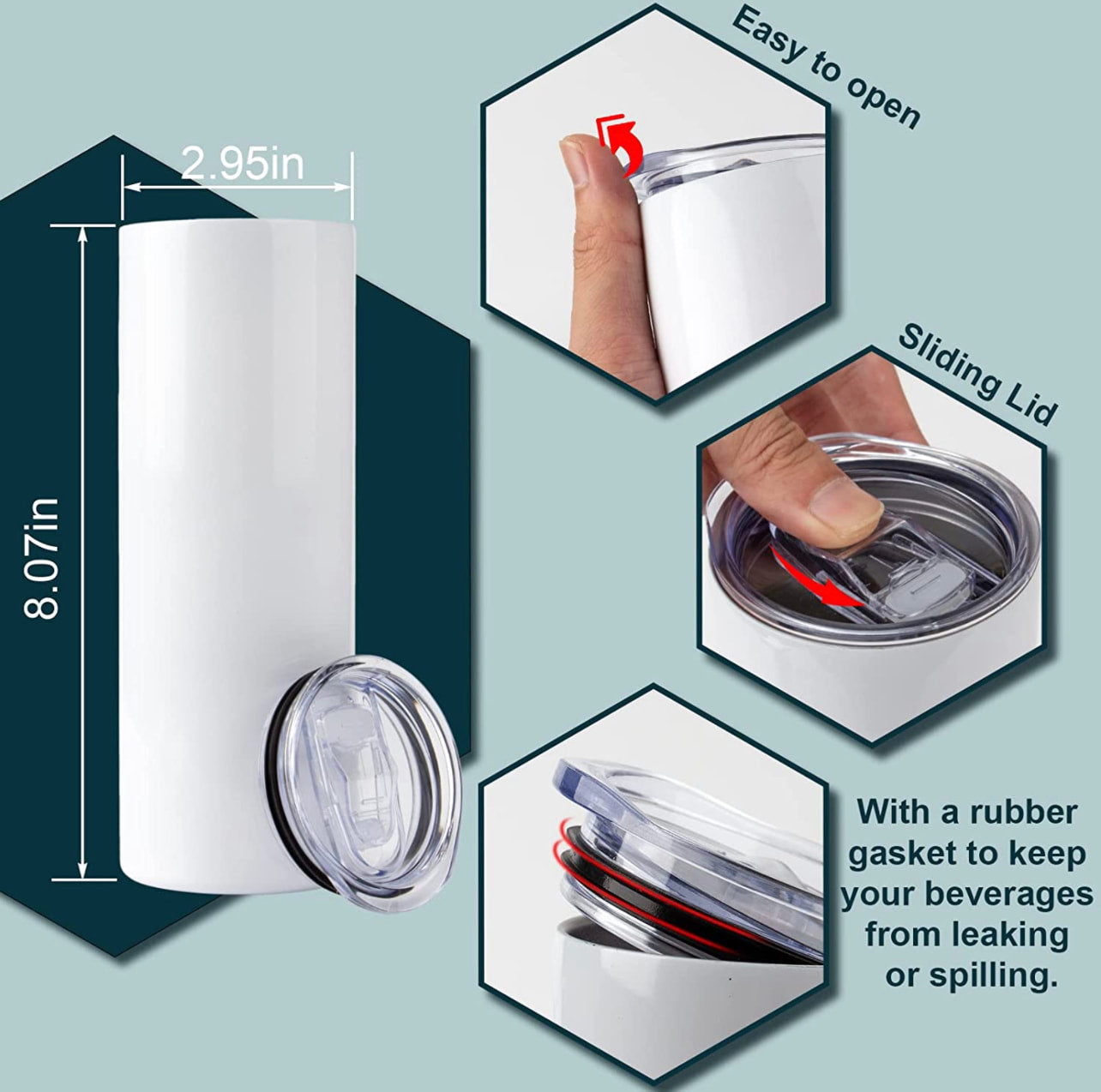 20 oz Straight Tumbler