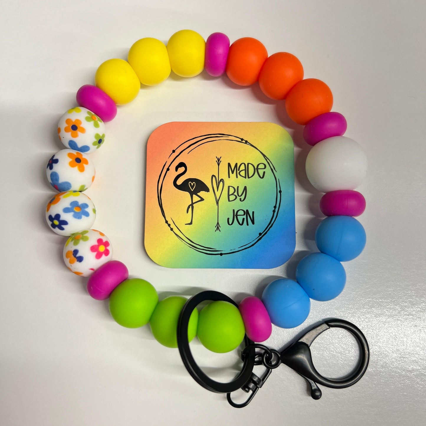 Groovy Flowers Wristlet