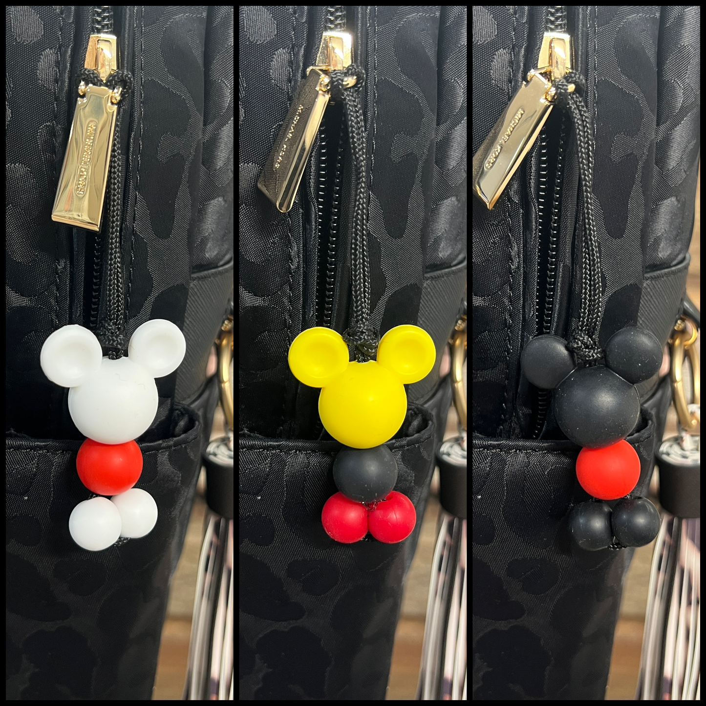 Mouse Zipper Charm