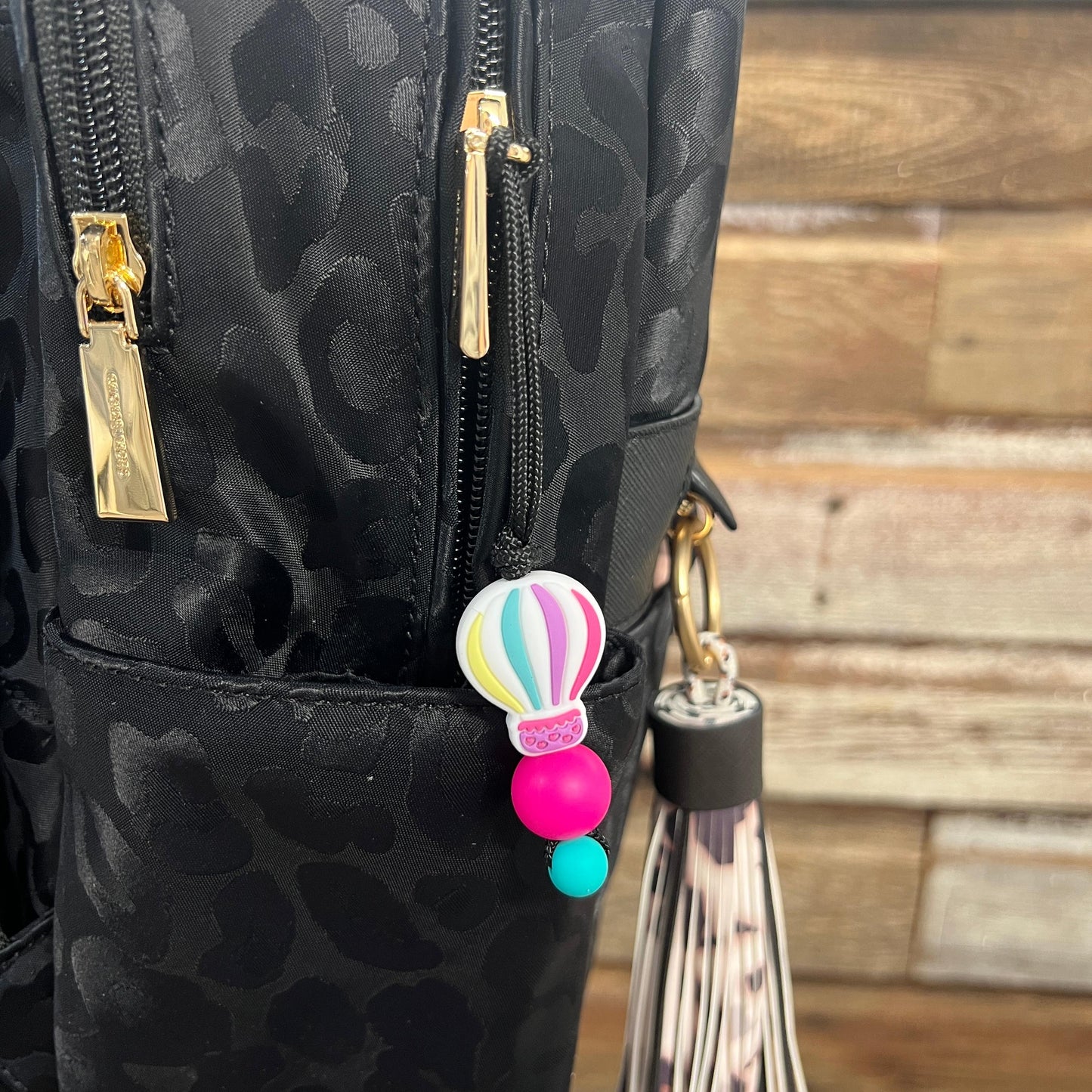 Hot Air Balloon Zipper Charm