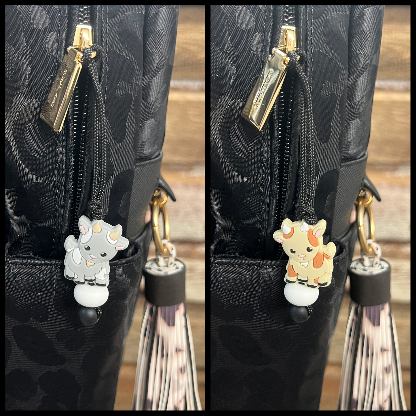 Goat Zipper Charm