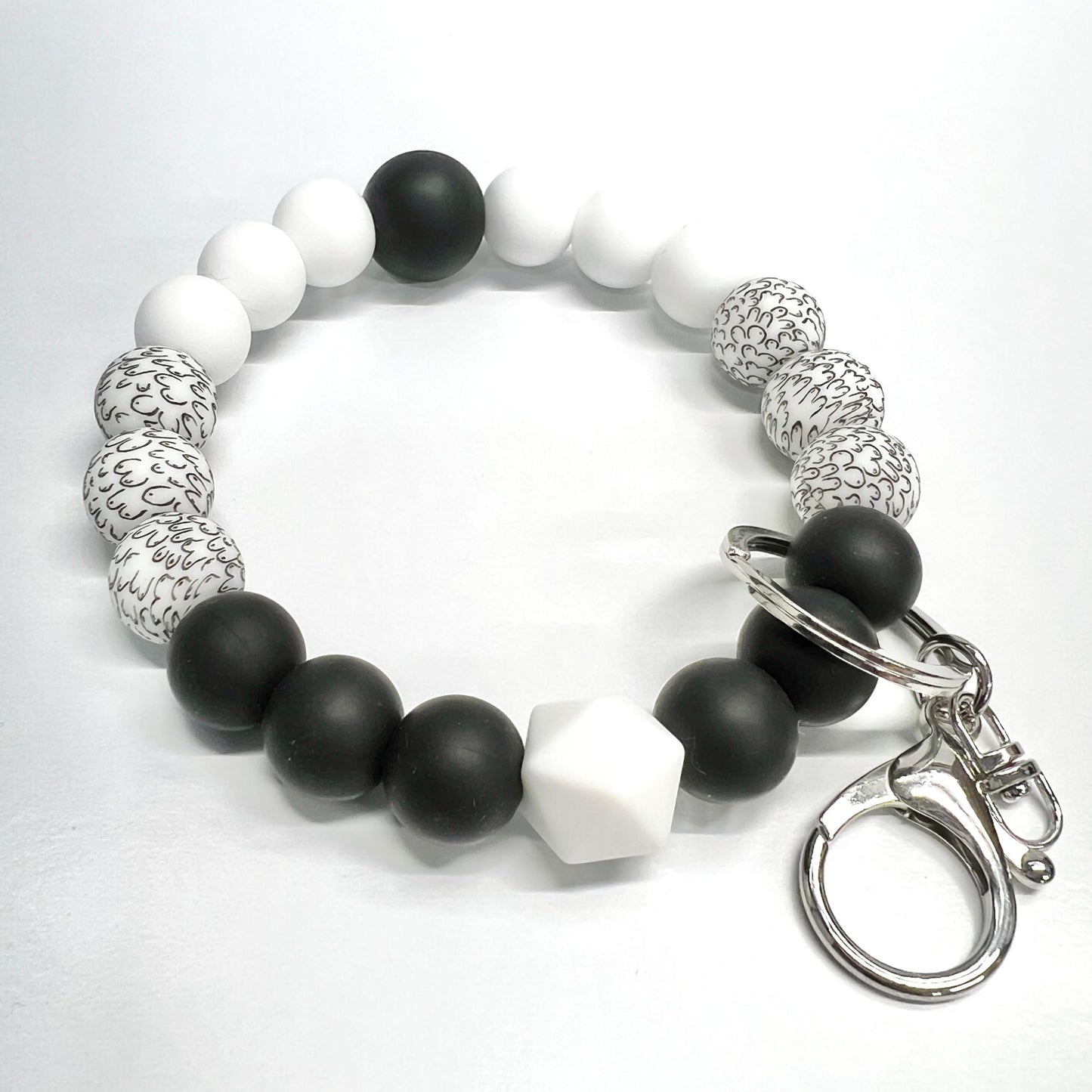 Black and White Boob Wristlet