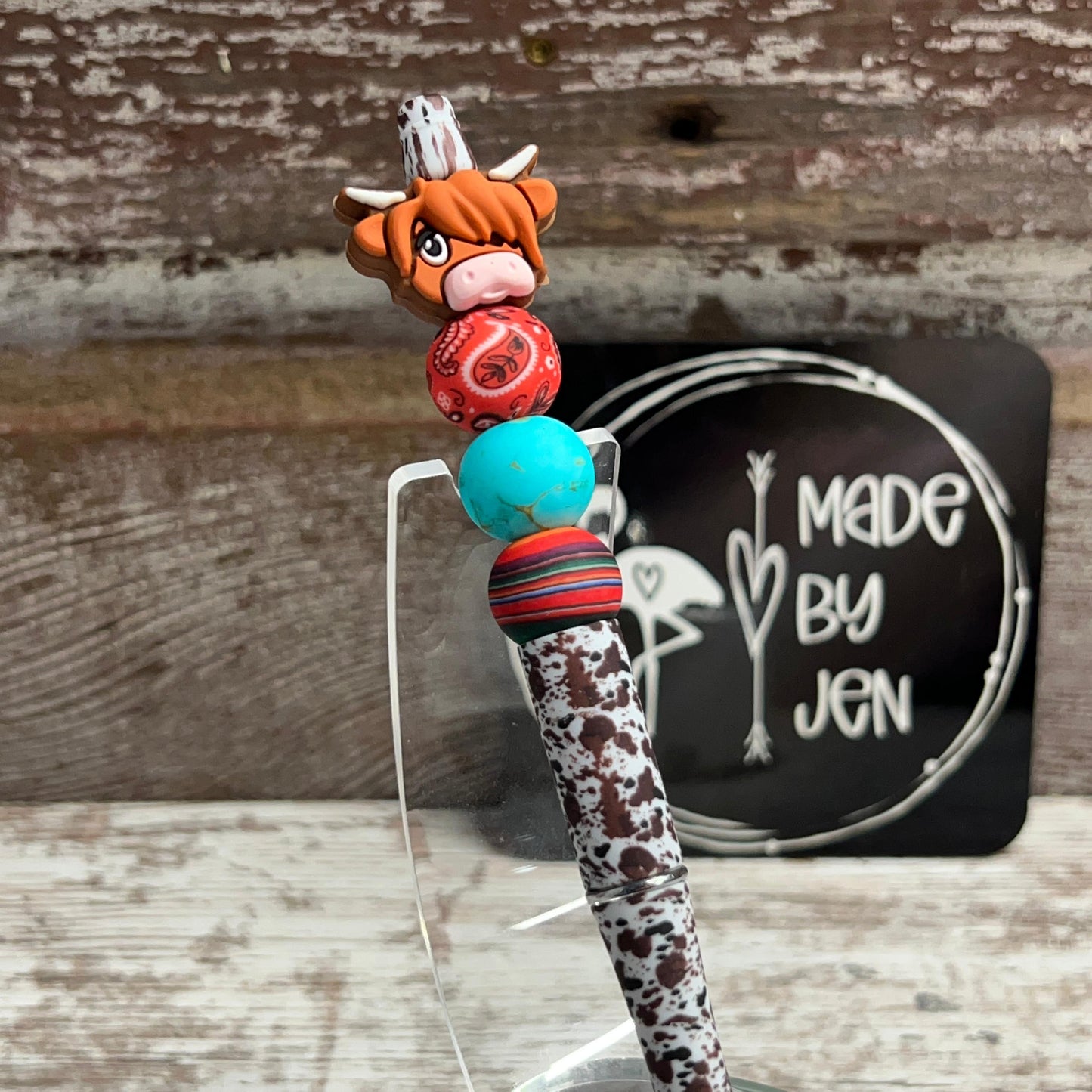 Hamish Brown Cow Plastic Pen