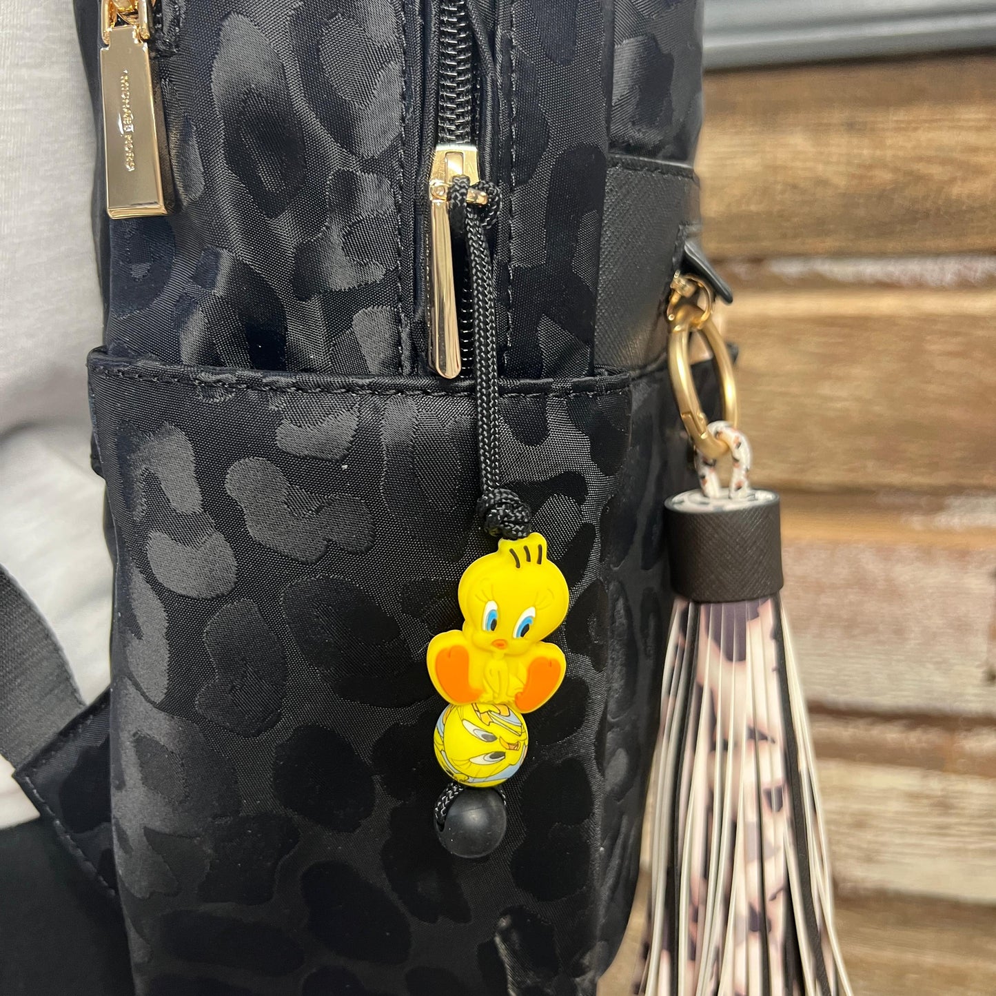Yellow Bird Zipper Charm