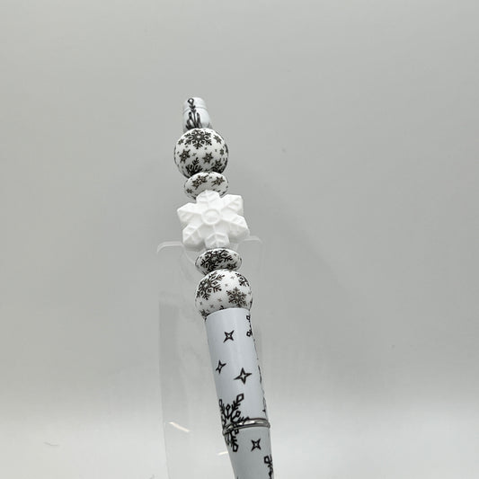 Snowfall Plastic Pen