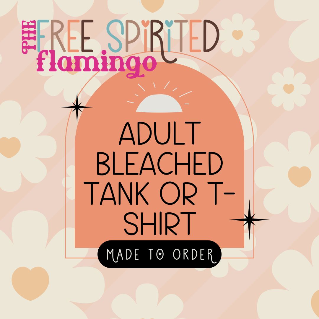 Adult Bleached Tank Top/T-Shirt