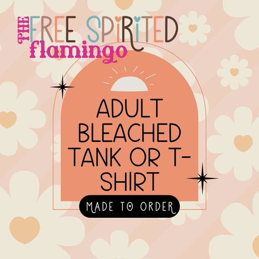 Adult Bleached Tank Top/T-Shirt