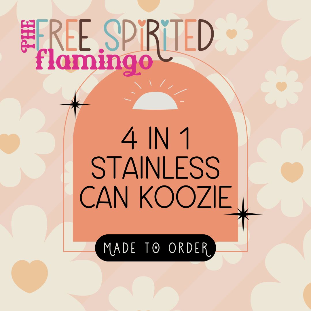 4 in 1 Stainless Can Koozie