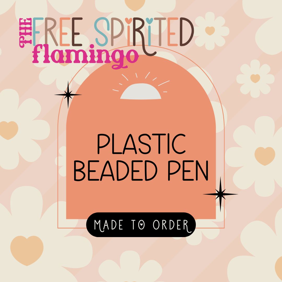 Plastic Beaded Pen