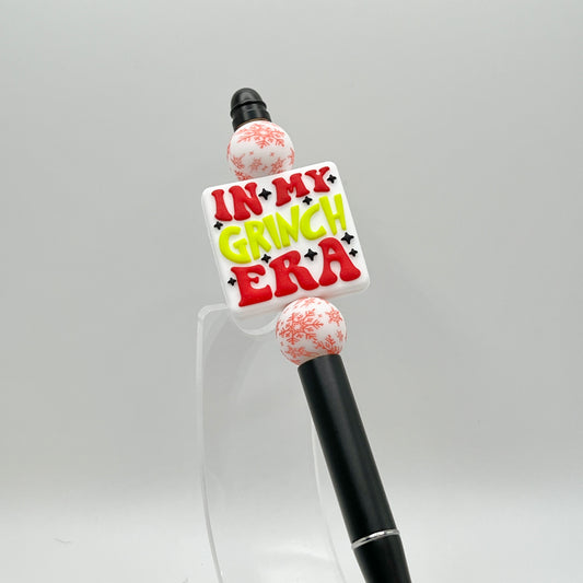 White Grinch Era Metal Pen