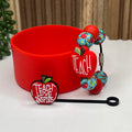 Teacher Apple Tumbler Boot, Charm & Topper Set