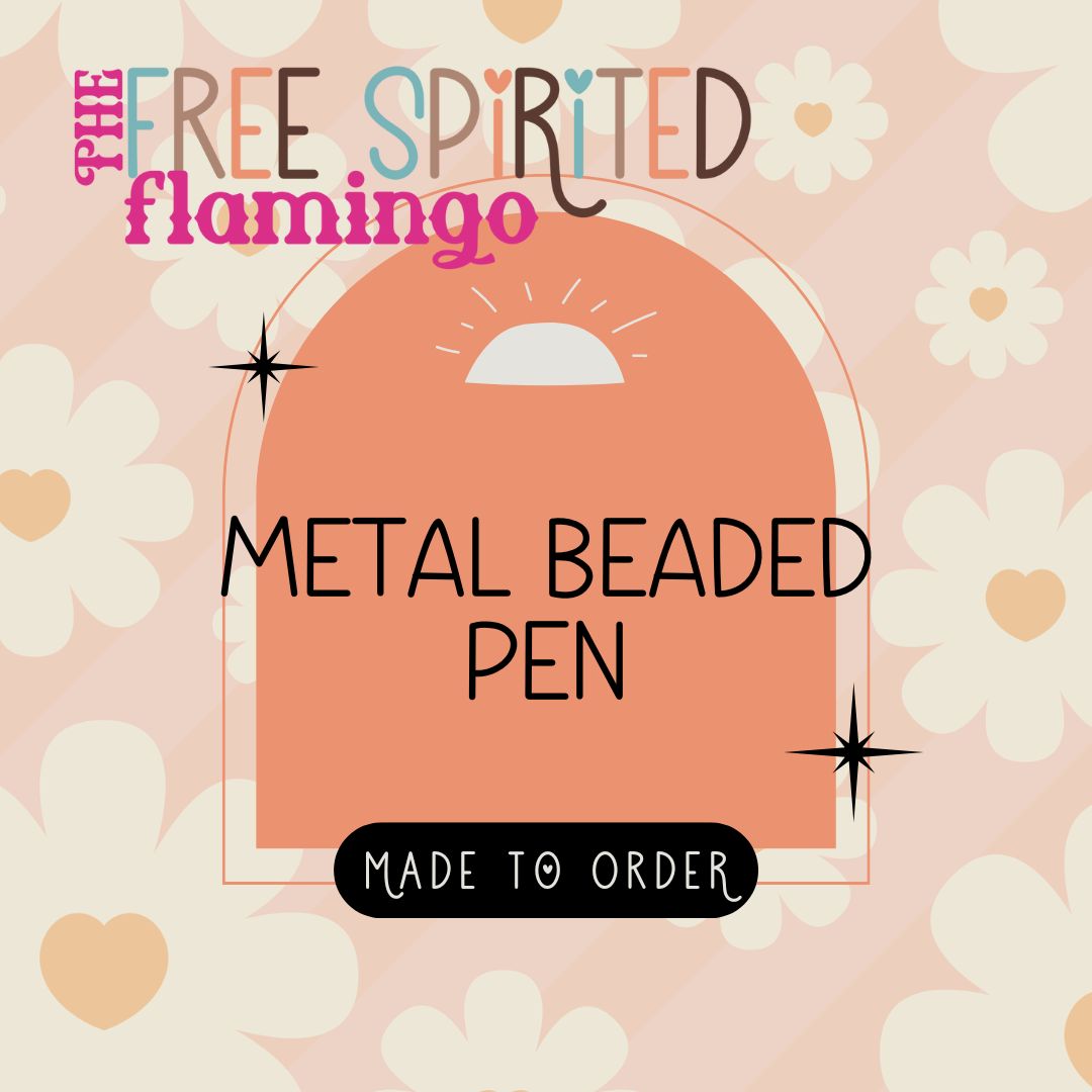 Metal Beaded Pen