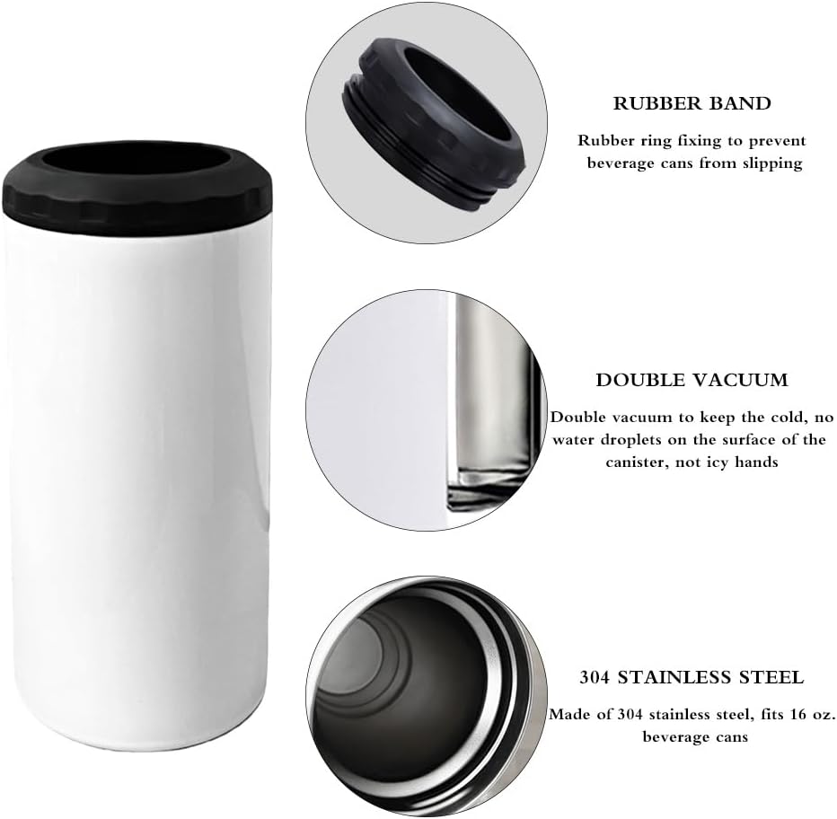 4 in 1 Stainless Can Koozie