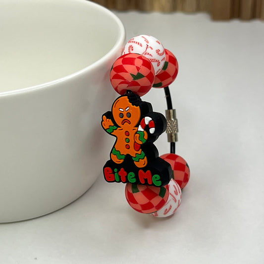 Bite Me Gingey Cup Charm