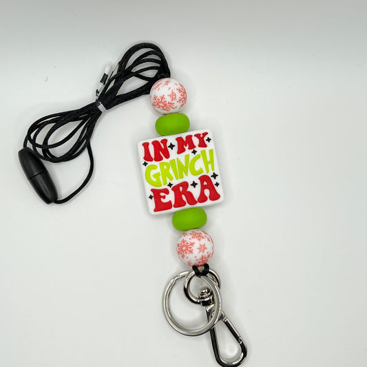 White Grinch Era Lanyard