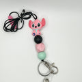 Pink Alien Lanyard