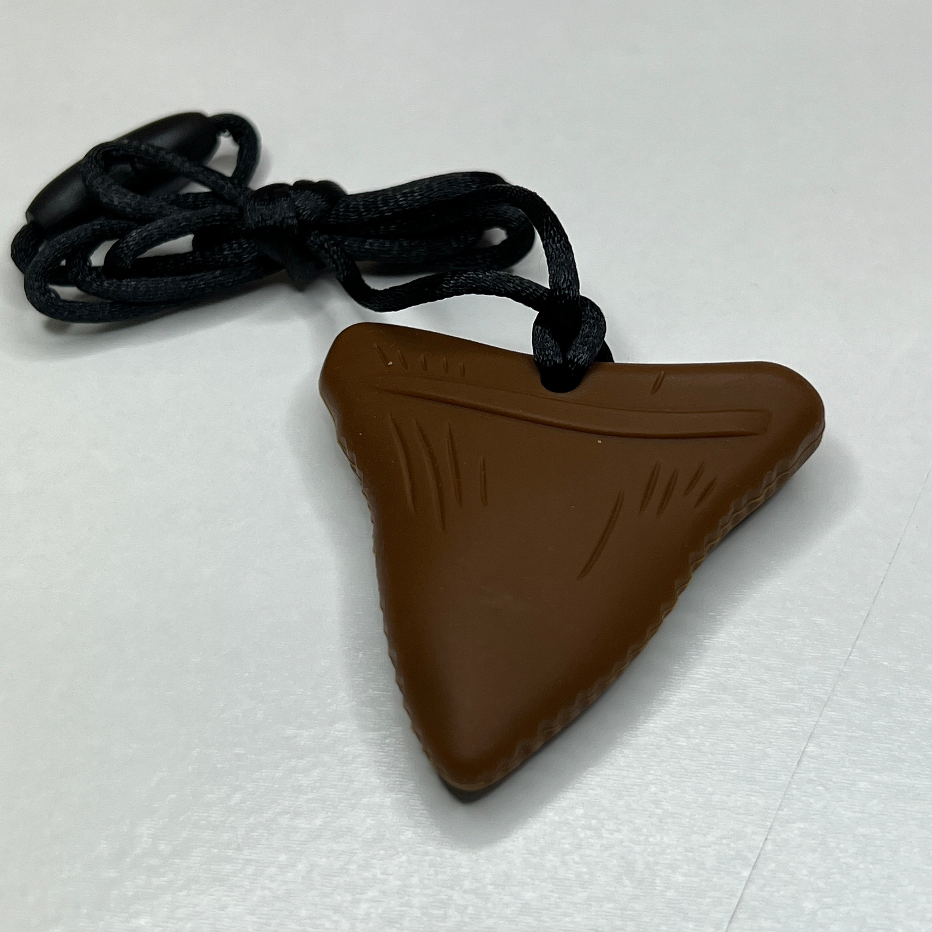 Brown Shark Tooth Sensory Chewer