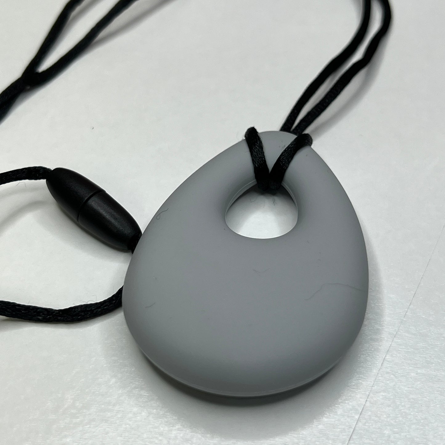 Gray Pendant Sensory Chewer