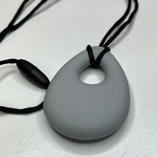 Gray Pendant Sensory Chewer