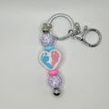 Pregnancy & Infant Loss Footprint Silver Keychain Bar