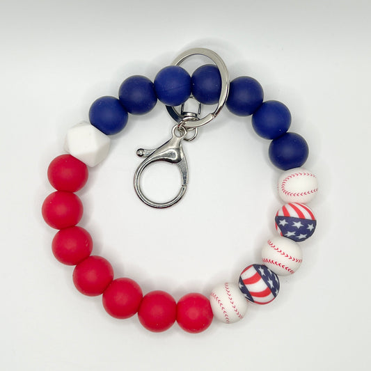 America Baseball Wristlet