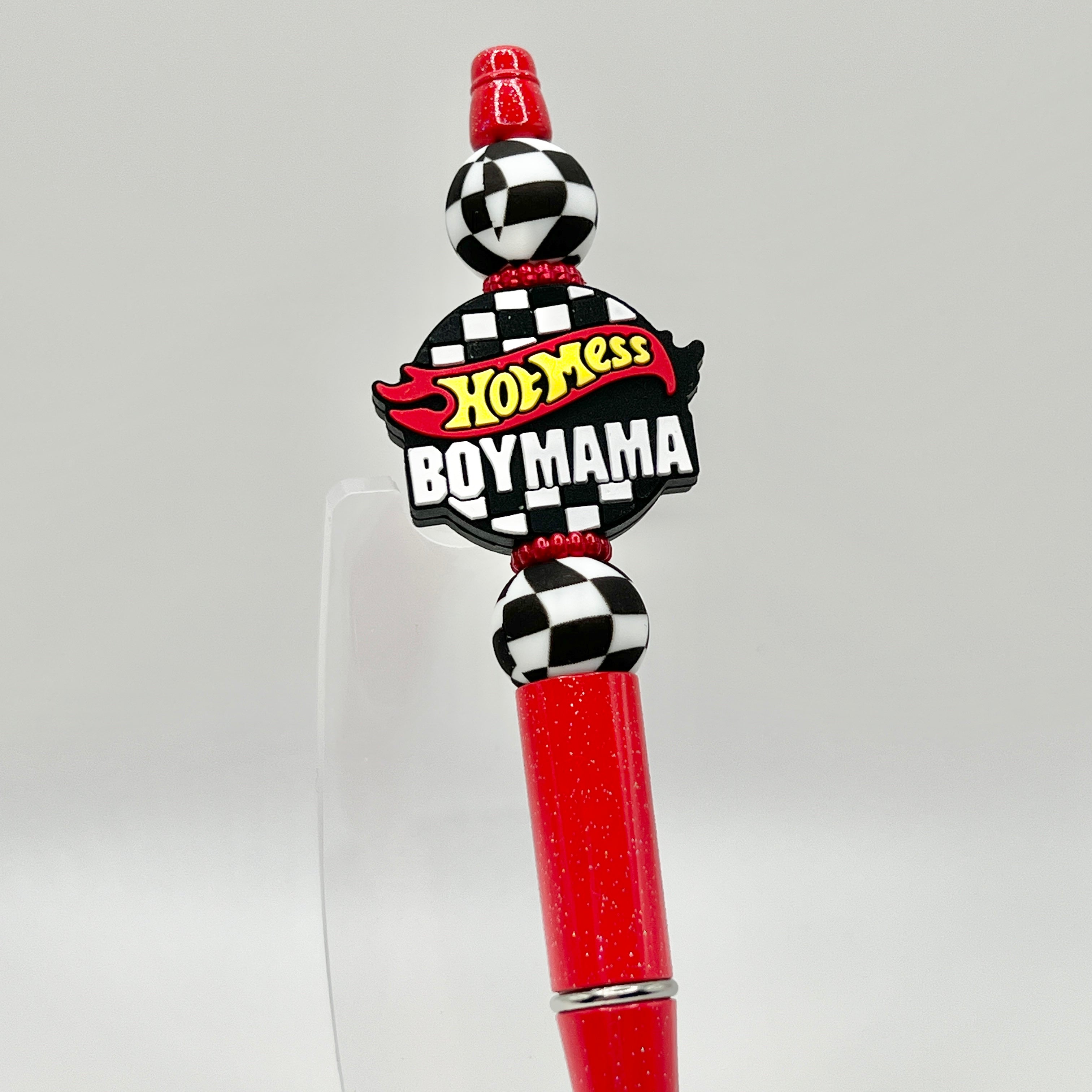 Hot Mess Boy Mama Ombre Plastic Pen
