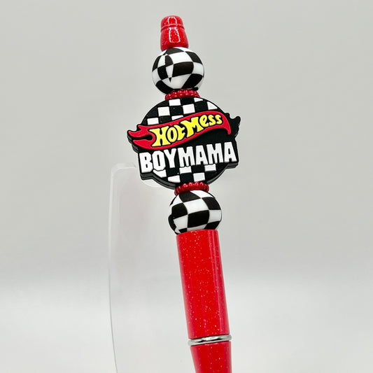 Hot Mess Boy Mama Ombre Plastic Pen