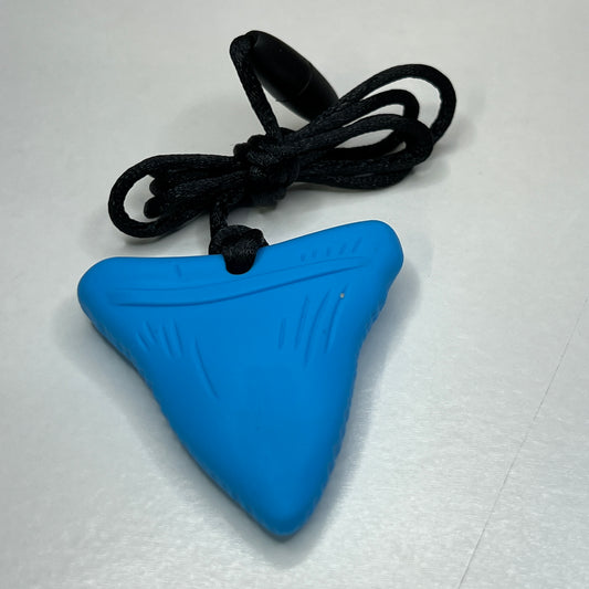 Blue Shark Tooth Sensory Chewer