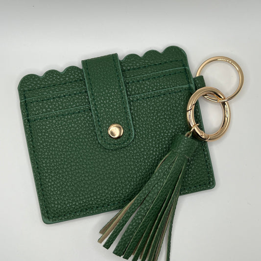 Forrest Green Wallet w/ Tassel