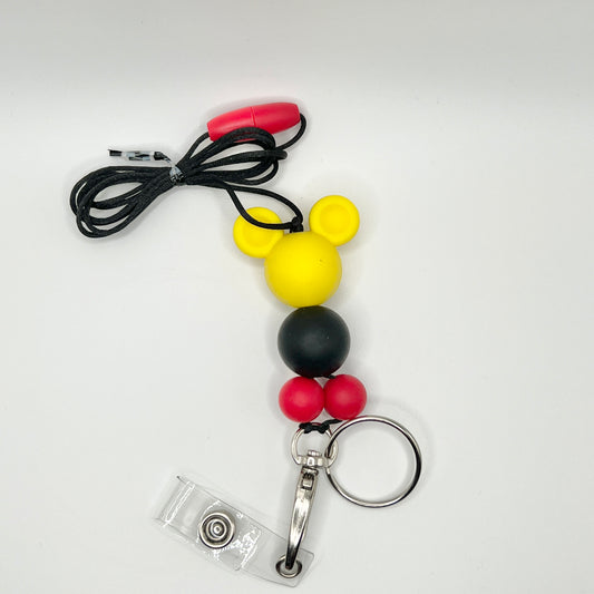 Mouse Head Lanyard