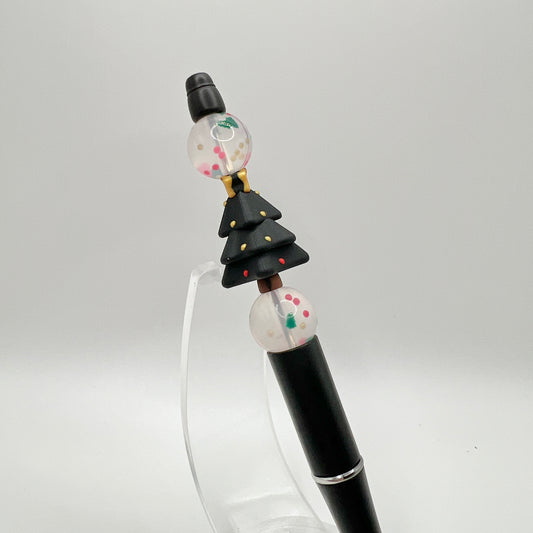 Black Tree Plastic Pen