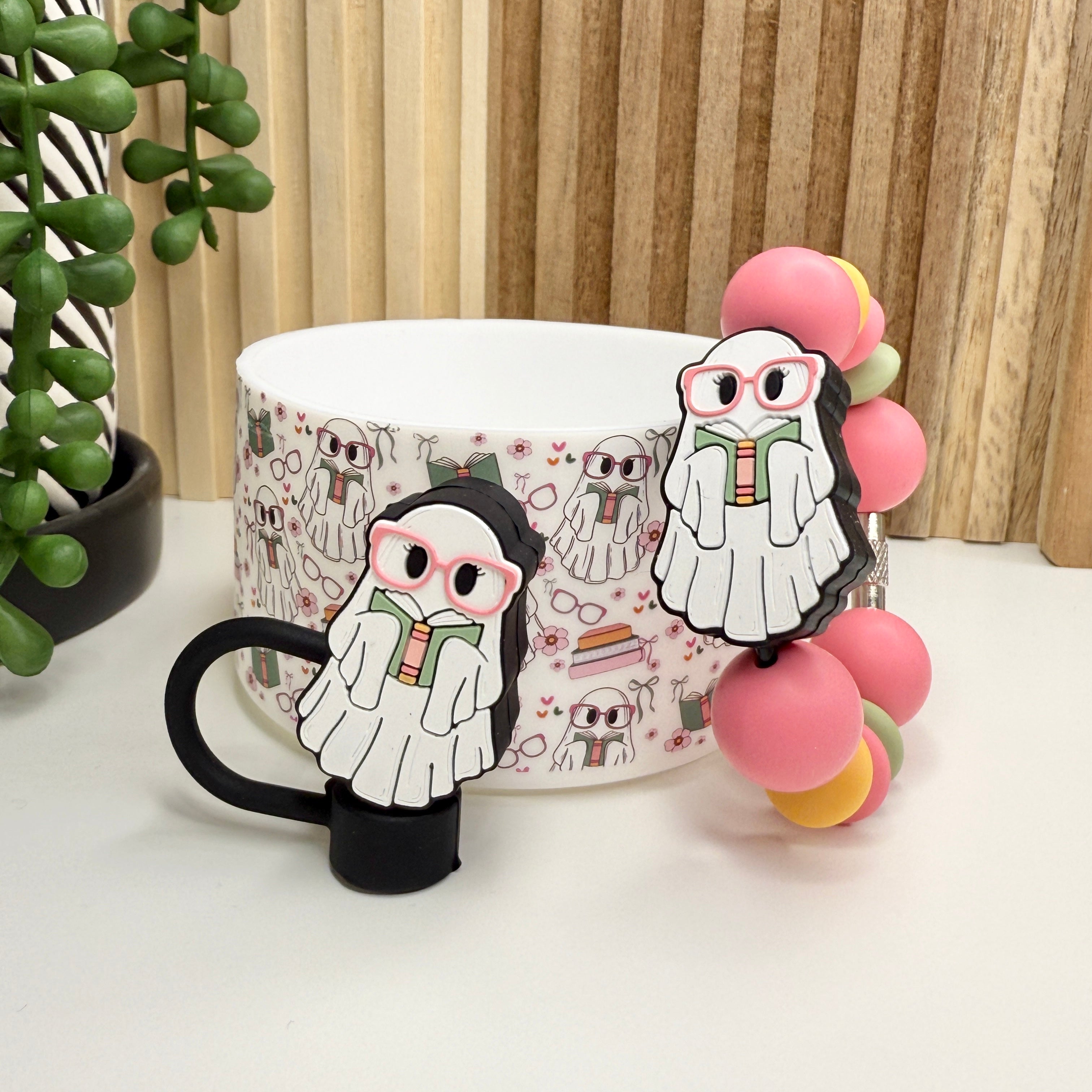 Reading Ghostie Tumbler Boot, Charm & Topper Set