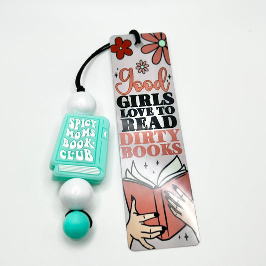 Good Girl, Dirty Book Bookmark w/Beads
