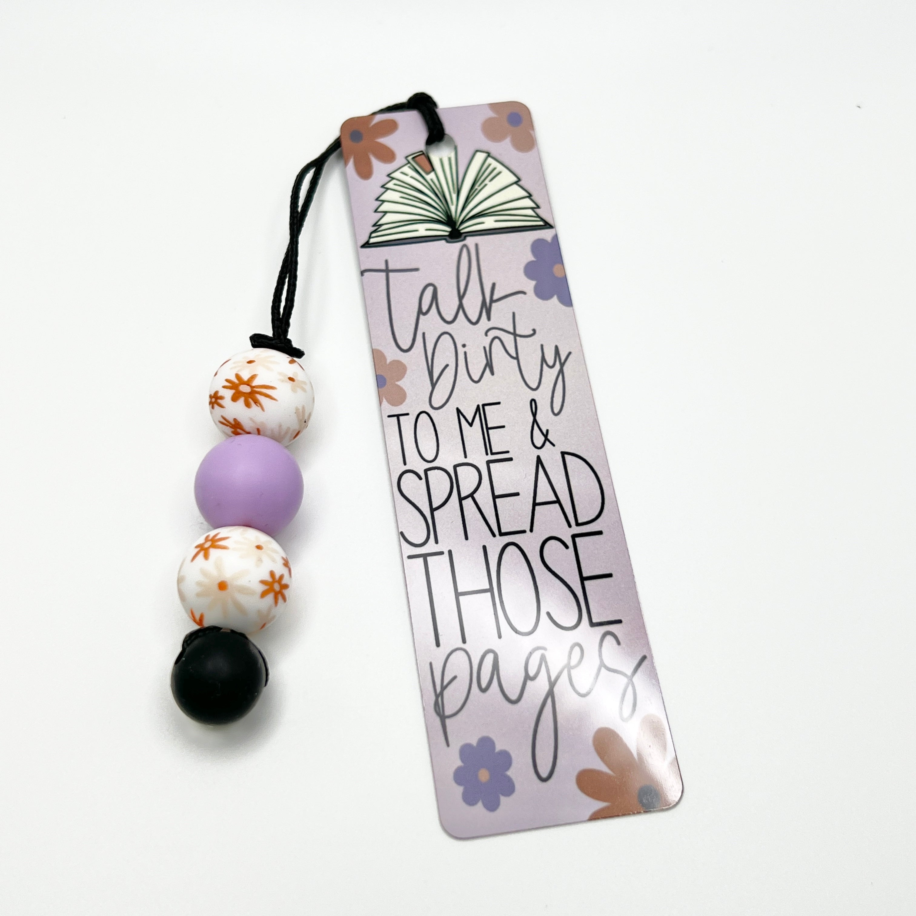 Dirty Pages Bookmark w/Beads