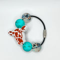 Western Cow Cup Charm