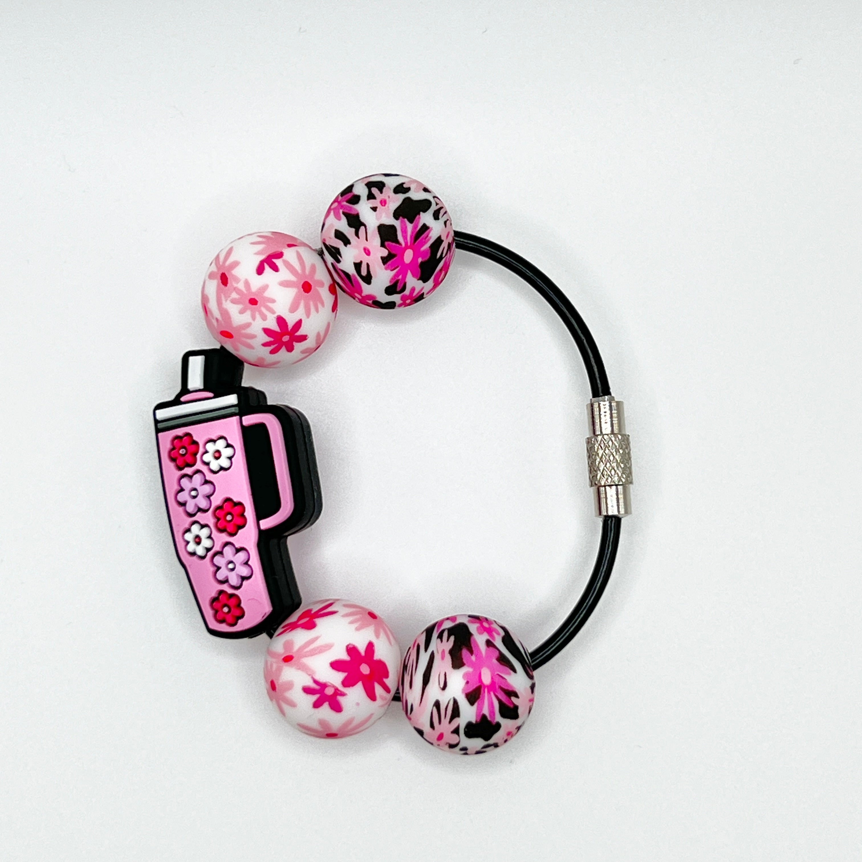 Pink Tumbler Cup Charm