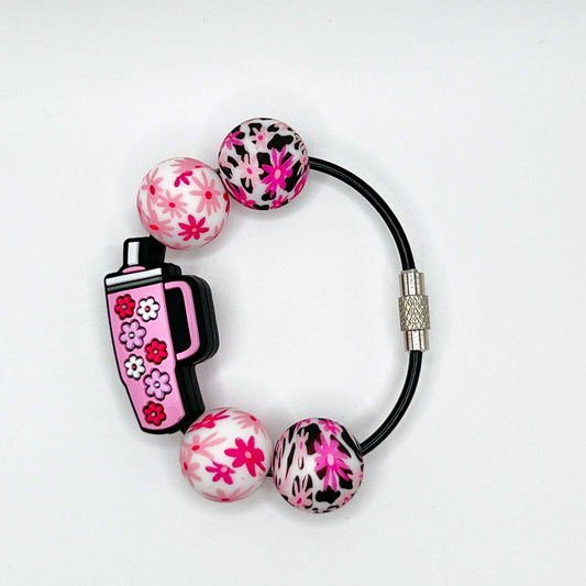 Pink Tumbler Cup Charm