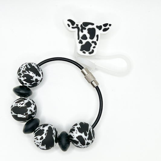 Cow Cup Charm w/Topper