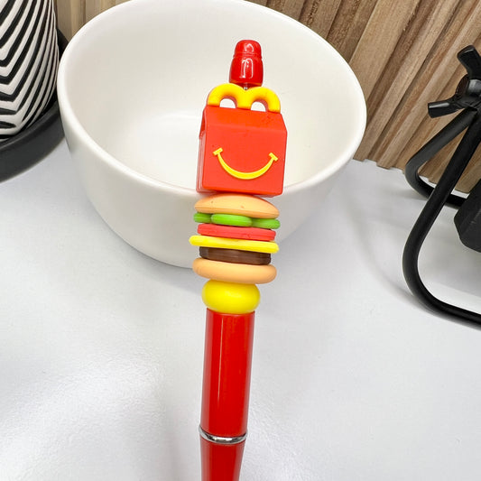 Cheeseburger Happy Meal Plastic Pen