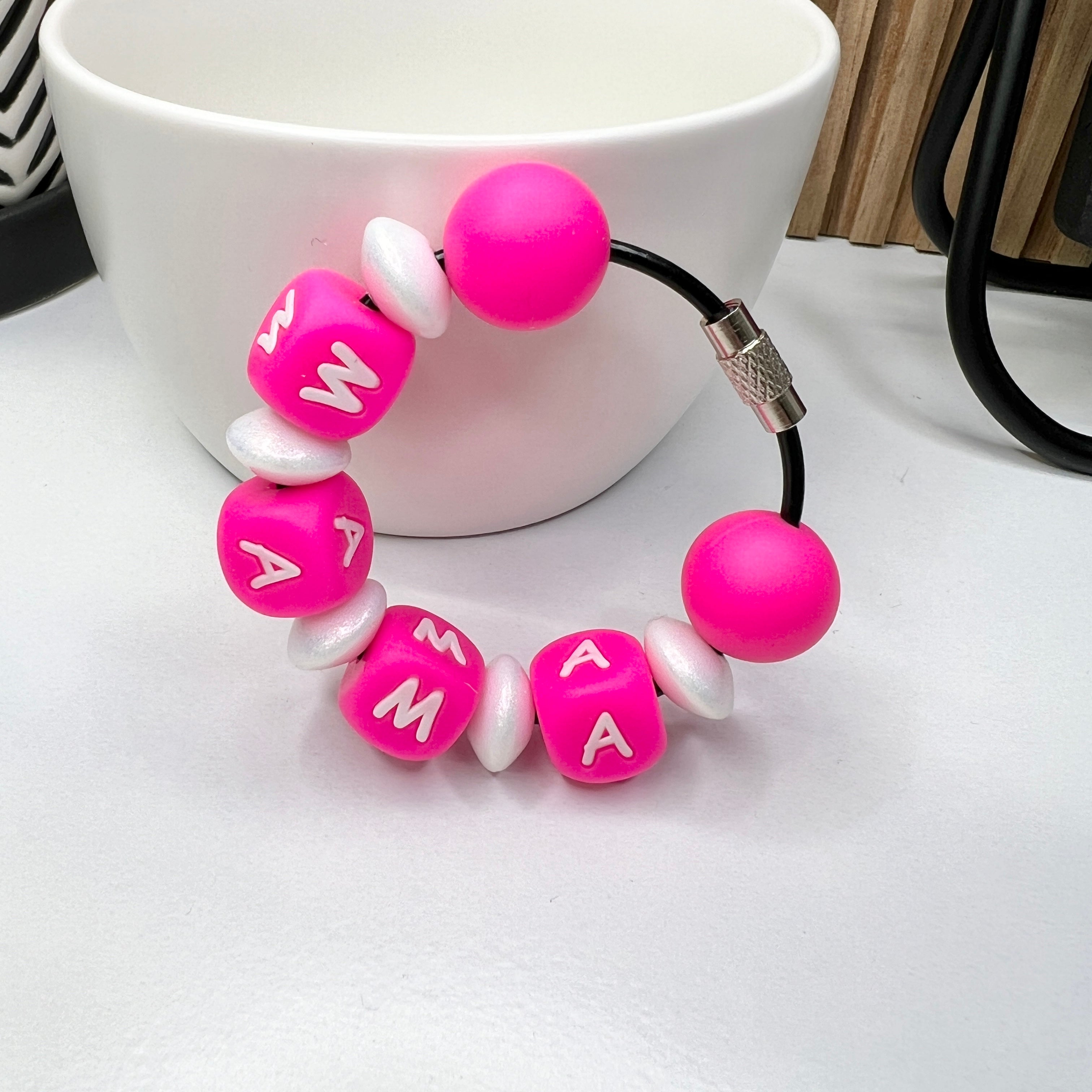 Pink MAMA Cup Charm