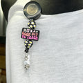 Pink Good Day To Teach Badge Reel