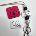 White Miscarriage Lanyard