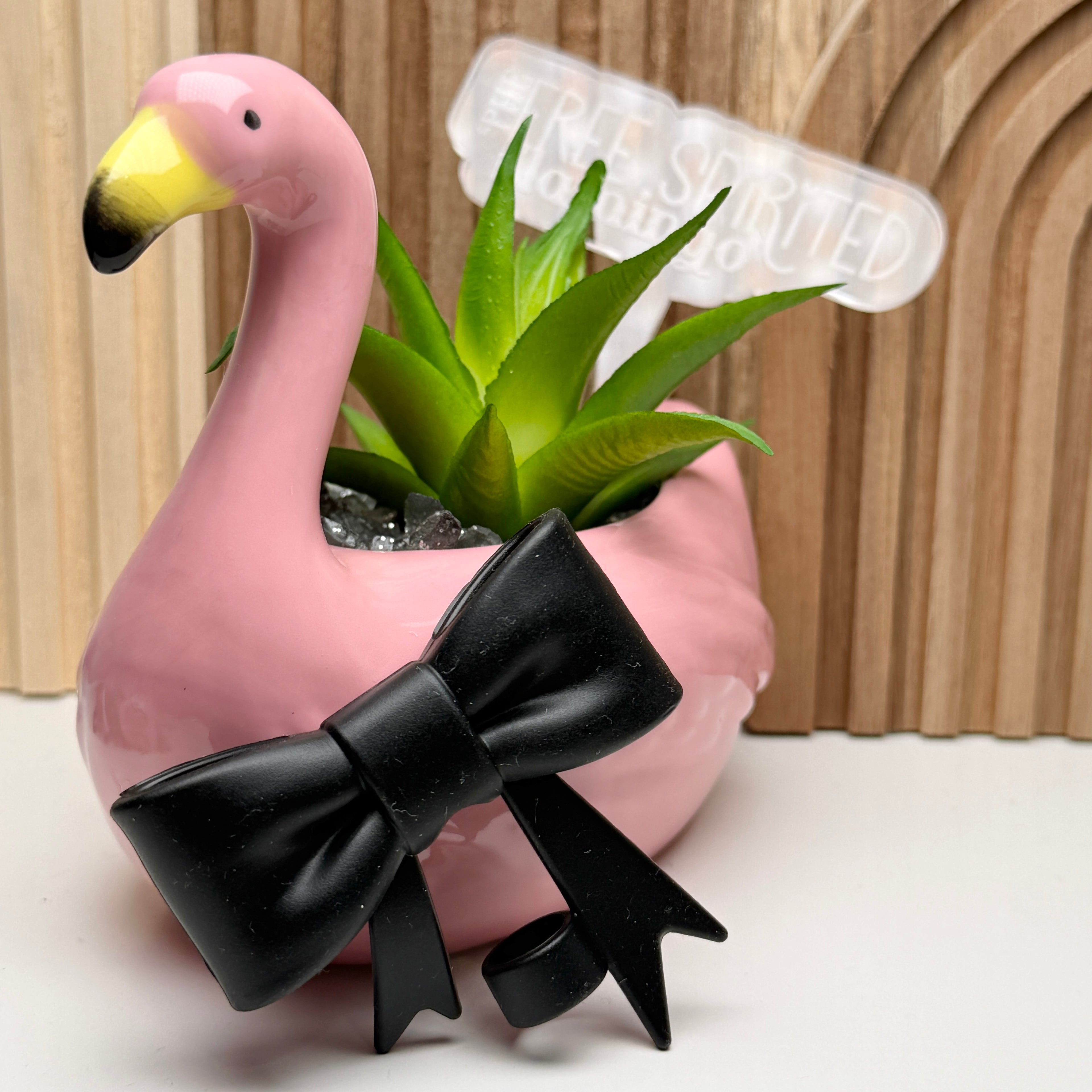 Bow Straw Topper | Black