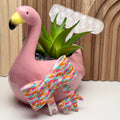 Brushed WaterColor Bow Straw Topper