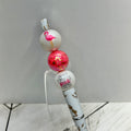 GYPB Pink Swirl White/Gold Plastic Pen