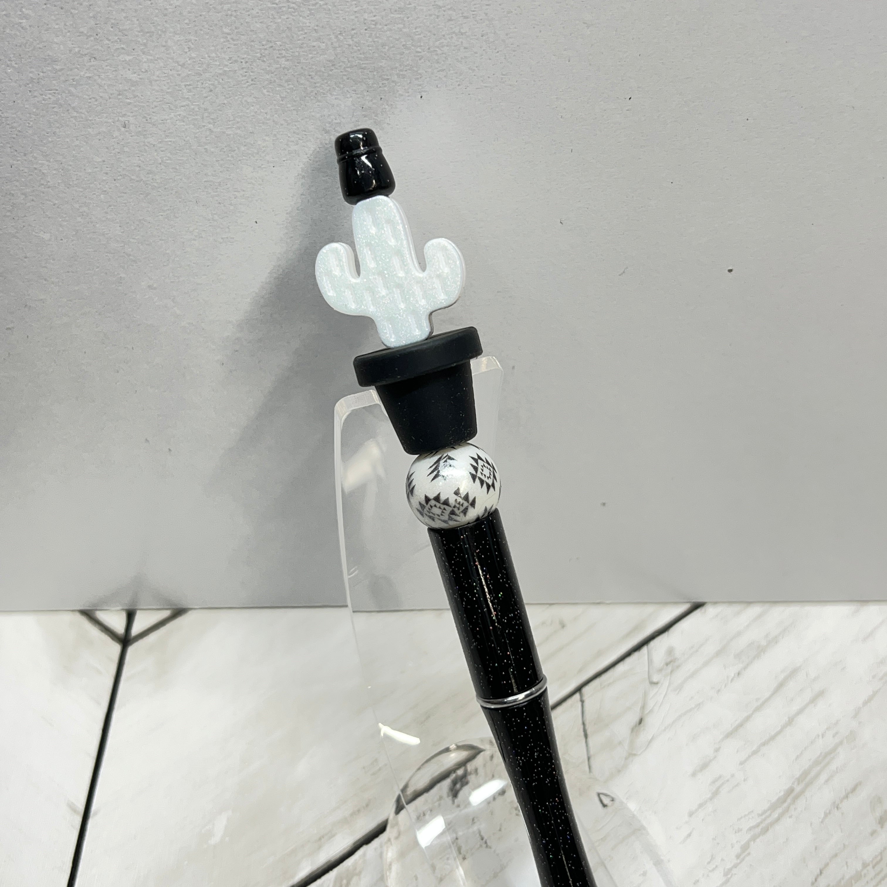 Opal Cactus Aztec Plastic Pen