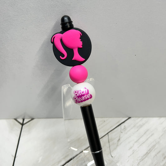 Pink Doll B***h Please Metal Pen