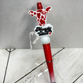 Red Moody B***h Glitter Ombre Plastic Pen