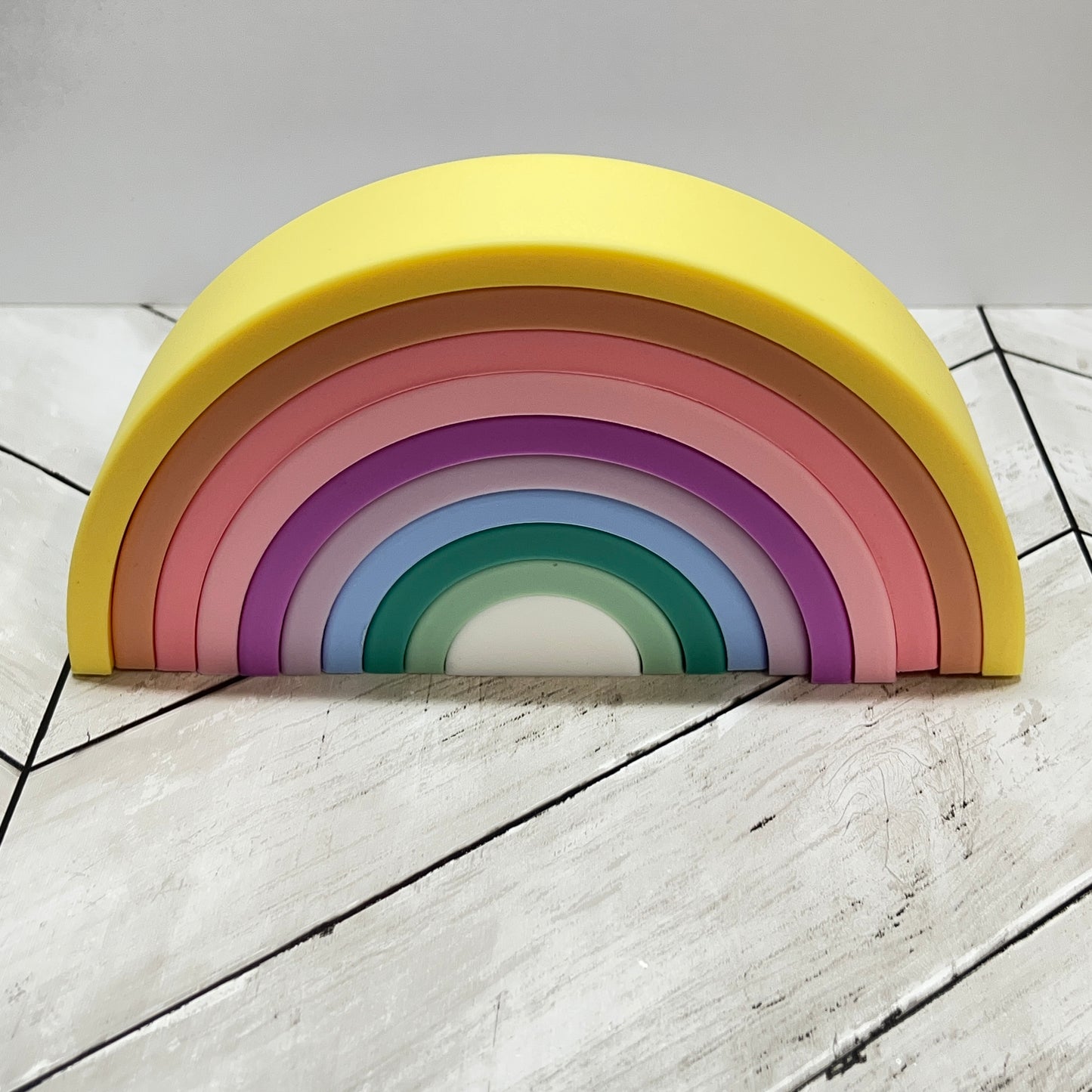 Large Stacker | Pastel Rainbow