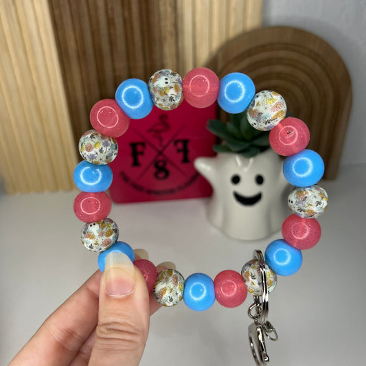 Floral Ghosts Wristlet